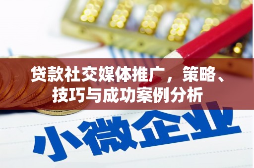 贞丰贷款社交媒体推广，策略、技巧与成功案例分析