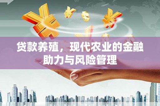贞丰贷款养殖，现代农业的金融助力与风险管理