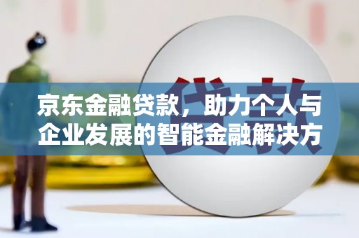 贞丰京东金融贷款，助力个人与企业发展的智能金融解决方案