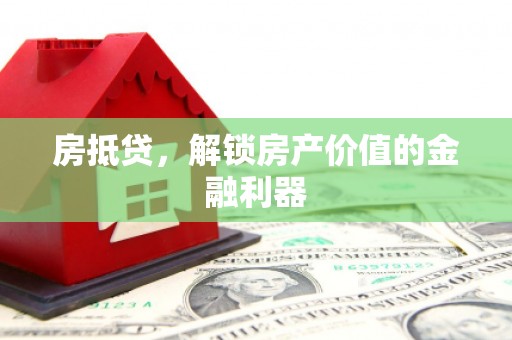 贞丰房抵贷，解锁房产价值的金融利器