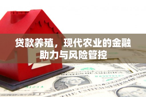 贞丰贷款养殖，现代农业的金融助力与风险管控