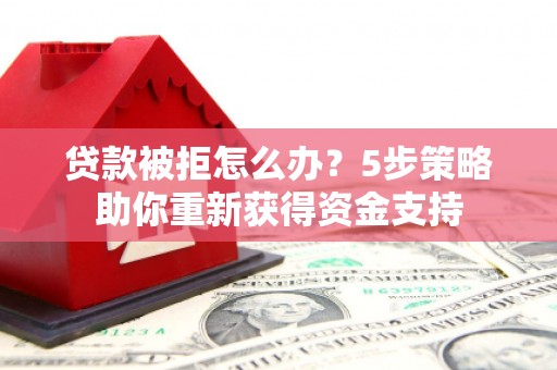 贞丰贷款被拒怎么办？5步策略助你重新获得资金支持