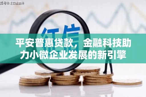 贞丰平安普惠贷款，金融科技助力小微企业发展的新引擎