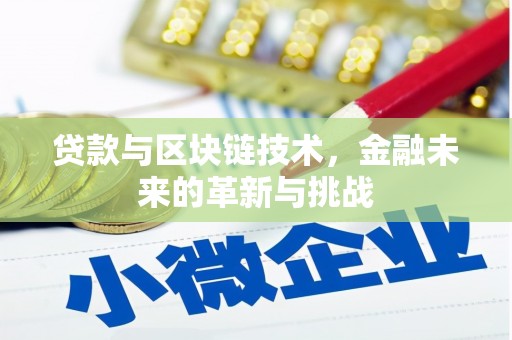 贞丰贷款与区块链技术，金融未来的革新与挑战