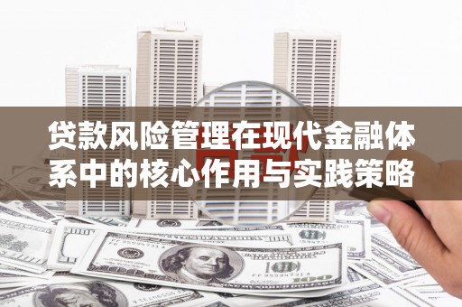 贞丰贷款风险管理在现代金融体系中的核心作用与实践策略