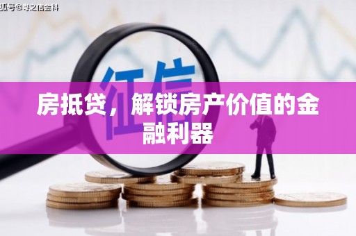 贞丰房抵贷，解锁房产价值的金融利器