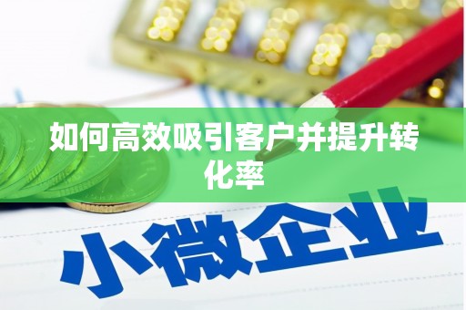 贞丰如何高效吸引客户并提升转化率