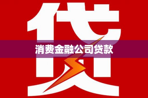 贞丰消费金融公司贷款