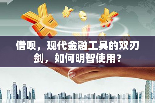 贞丰借呗，现代金融工具的双刃剑，如何明智使用？