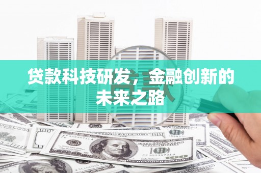 贞丰贷款科技研发，金融创新的未来之路