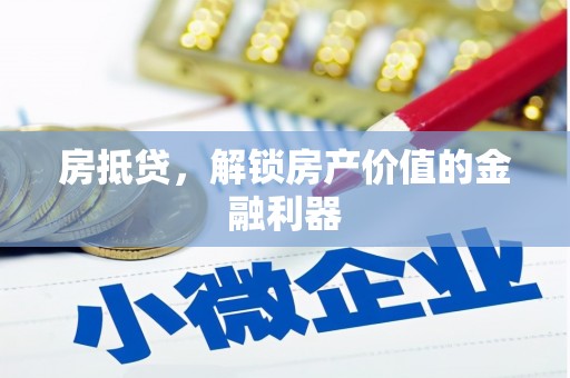 贞丰房抵贷，解锁房产价值的金融利器