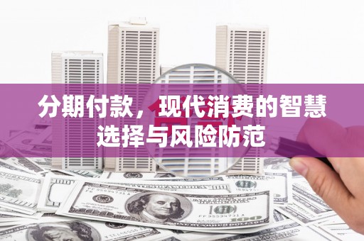 贞丰分期付款，现代消费的智慧选择与风险防范