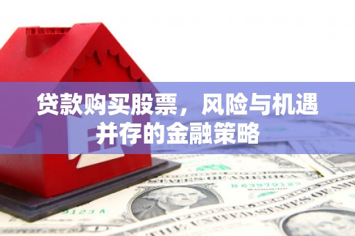 贞丰贷款购买股票，风险与机遇并存的金融策略