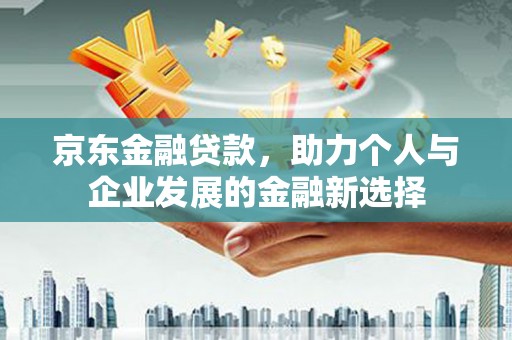 贞丰京东金融贷款，助力个人与企业发展的金融新选择