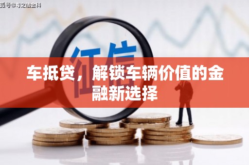 贞丰车抵贷，解锁车辆价值的金融新选择