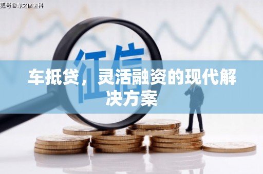 贞丰车抵贷，灵活融资的现代解决方案