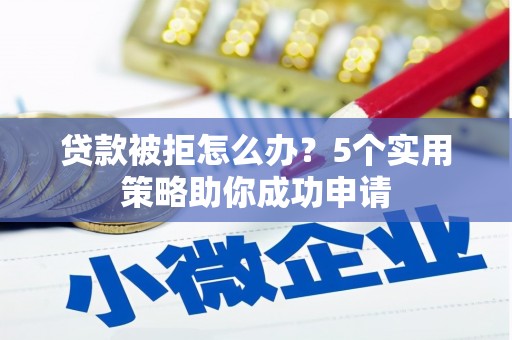 贞丰贷款被拒怎么办？5个实用策略助你成功申请
