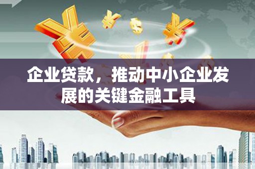 贞丰企业贷款，推动中小企业发展的关键金融工具