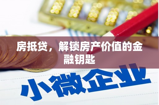 贞丰房抵贷，解锁房产价值的金融钥匙