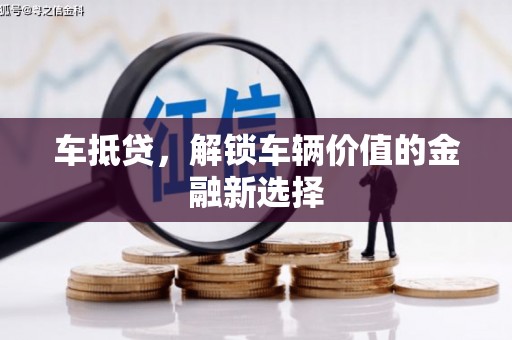 贞丰车抵贷，解锁车辆价值的金融新选择