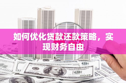 贞丰如何优化贷款还款策略，实现财务自由