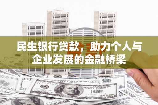 贞丰民生银行贷款，助力个人与企业发展的金融桥梁