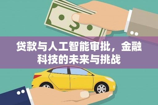 贞丰贷款与人工智能审批，金融科技的未来与挑战