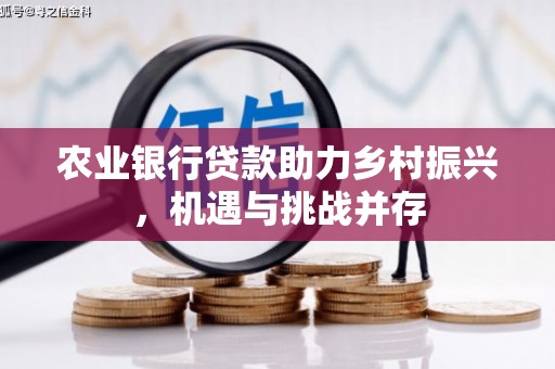 贞丰农业银行贷款助力乡村振兴，机遇与挑战并存