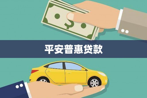 贞丰平安普惠贷款