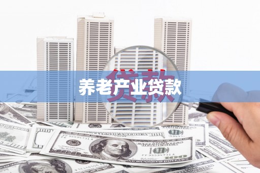 贞丰养老产业贷款