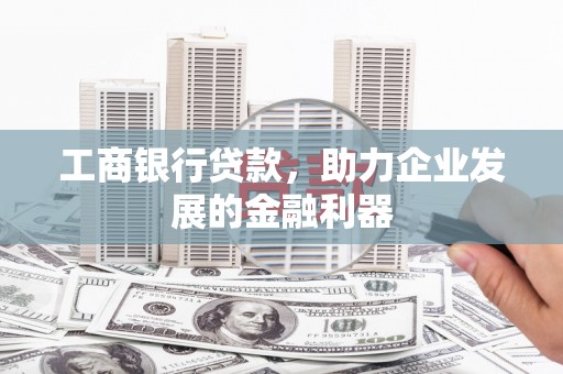 贞丰工商银行贷款，助力企业发展的金融利器