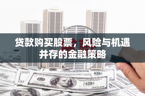 贞丰贷款购买股票，风险与机遇并存的金融策略