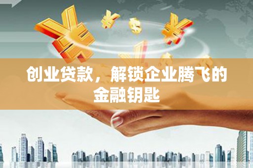 贞丰创业贷款，解锁企业腾飞的金融钥匙