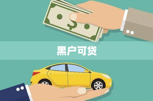 贞丰黑户可贷