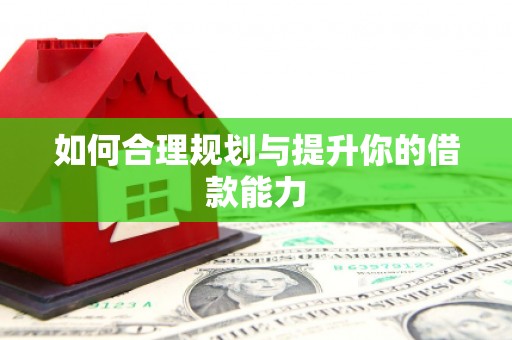 贞丰如何合理规划与提升你的借款能力