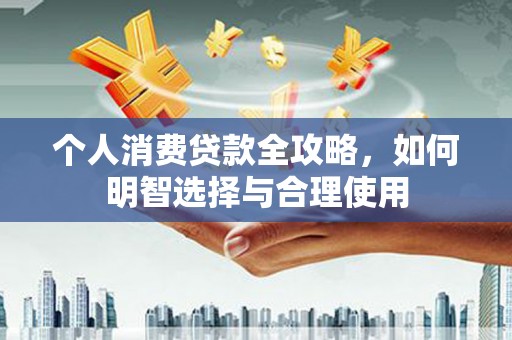 贞丰个人消费贷款全攻略，如何明智选择与合理使用