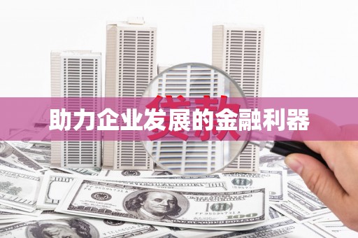 贞丰助力企业发展的金融利器