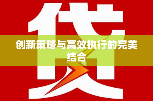 贞丰创新策略与高效执行的完美结合